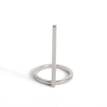 CRUX sterling silver vert ring- Midi