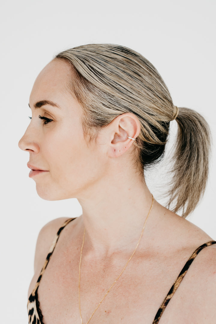 CRUX sterling silver ear cuff