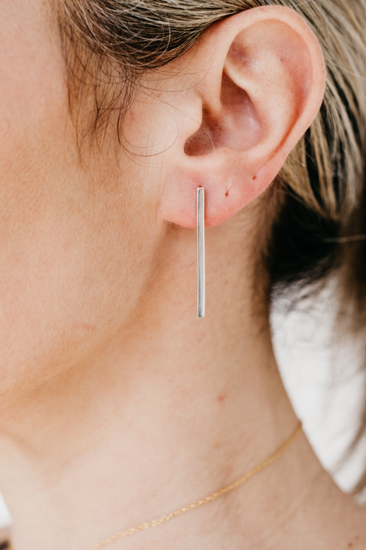 CRUX sterling silver earrings- Maxi