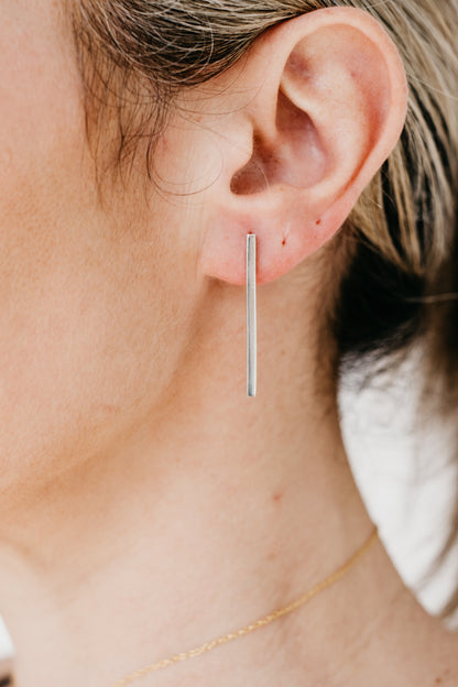 CRUX sterling silver earrings- Maxi