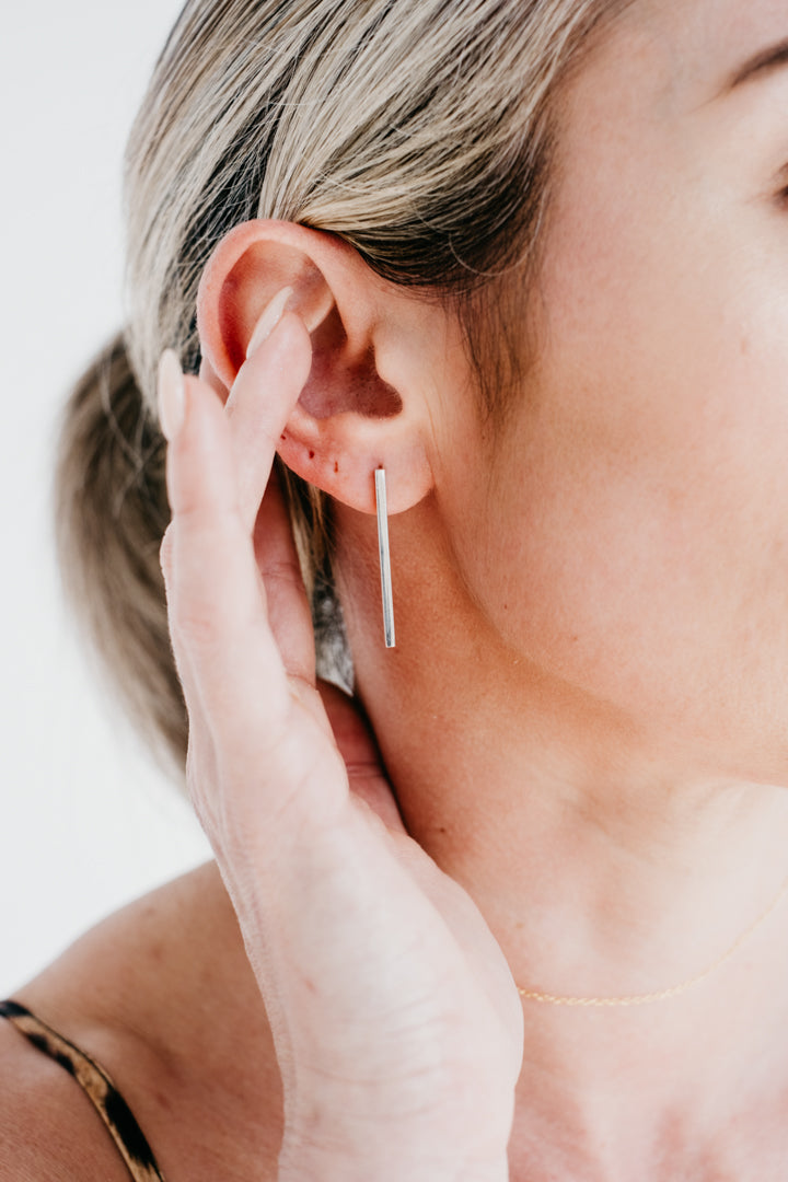 CRUX sterling silver earrings- Maxi