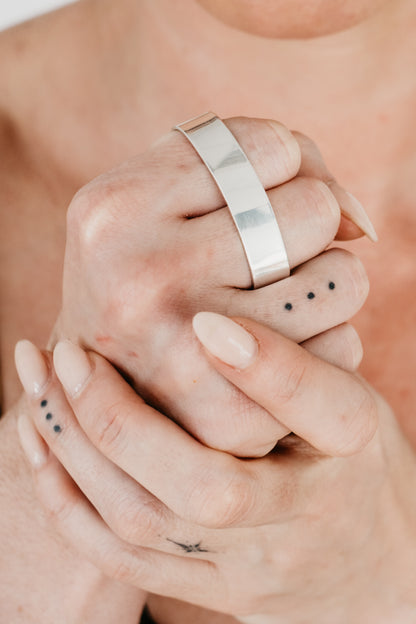 DUSTER sterling silver ring