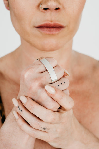 DUSTER sterling silver ring
