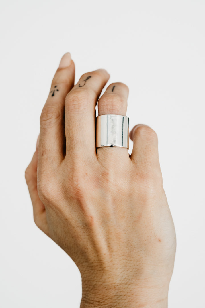 DEE sterling silver cigar band