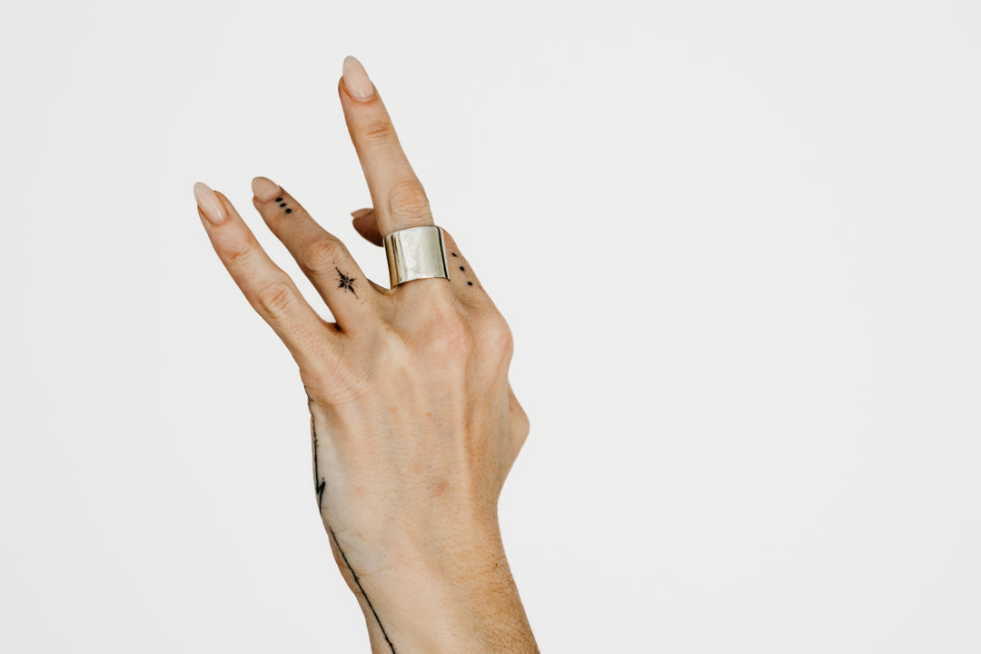 DEE sterling silver cigar band