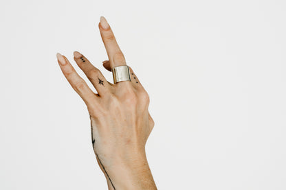 DEE sterling silver cigar band