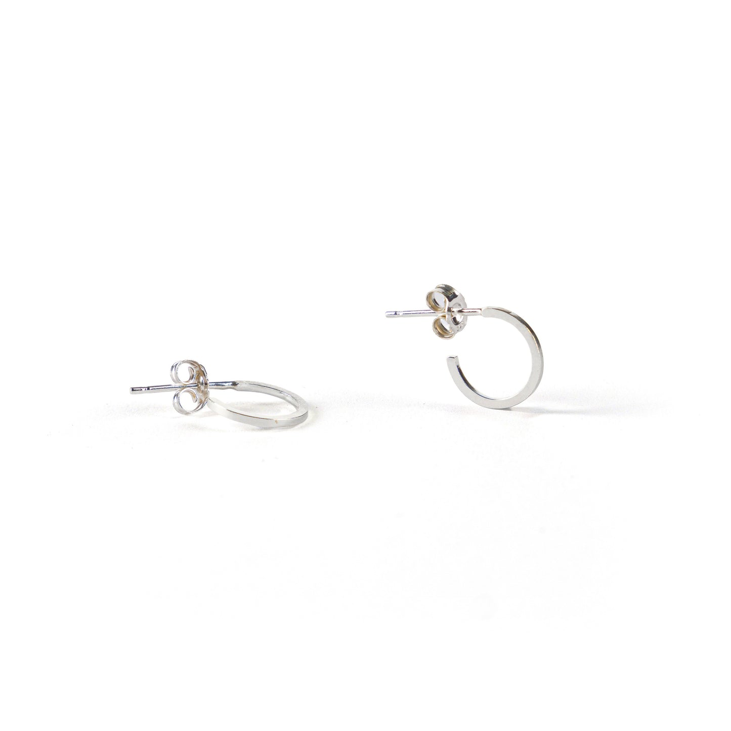 CRUX sterling silver slim hoops- Mini
