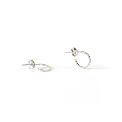 CRUX sterling silver slim hoops- Mini