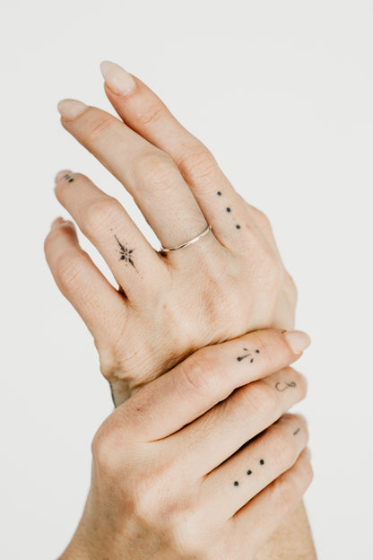 CRUX sterling silver stacker ring